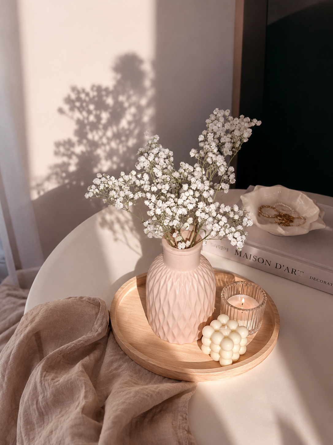 Vase pour fleurs séchées ou artisanales, personnalisable
