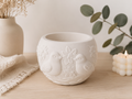 Pot artisanal motif oiseaux