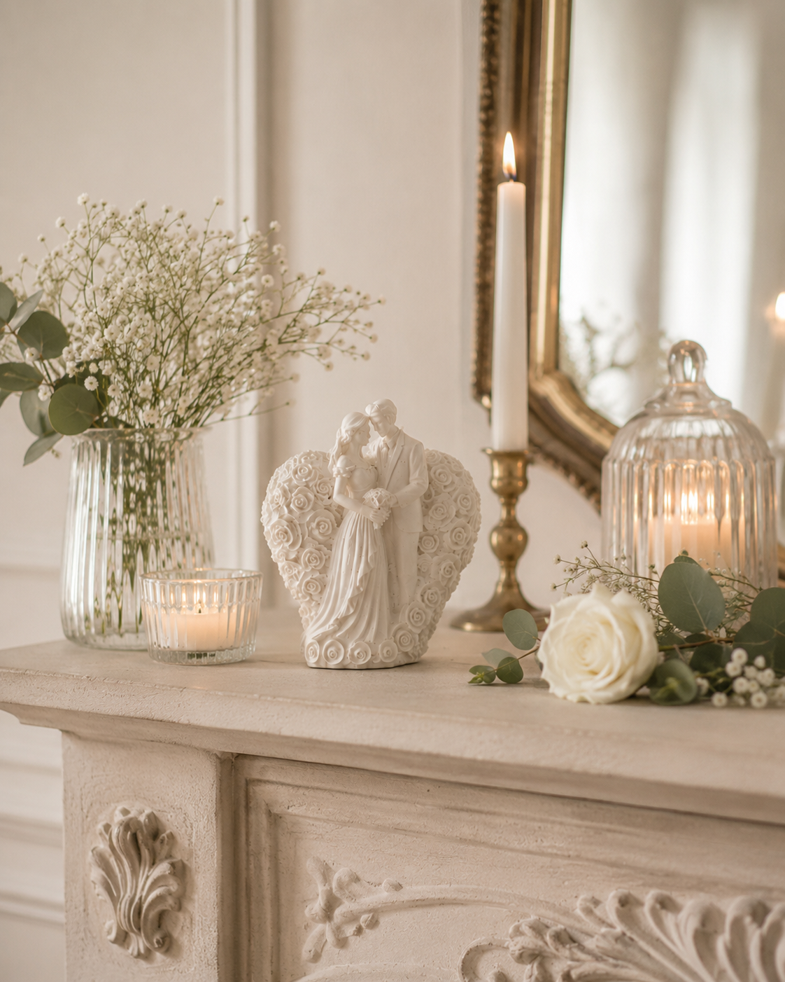 Statuette de mariage artisanale personnalisable