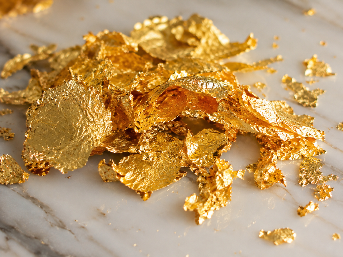 Finition feuilles d'or