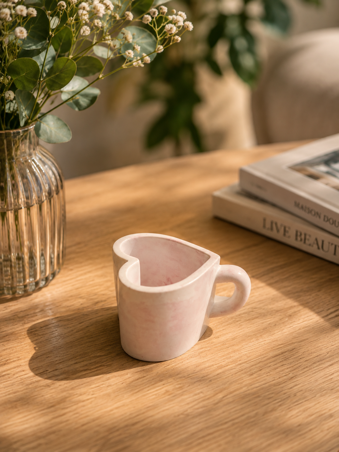 Tasse coeur vide personnalisable