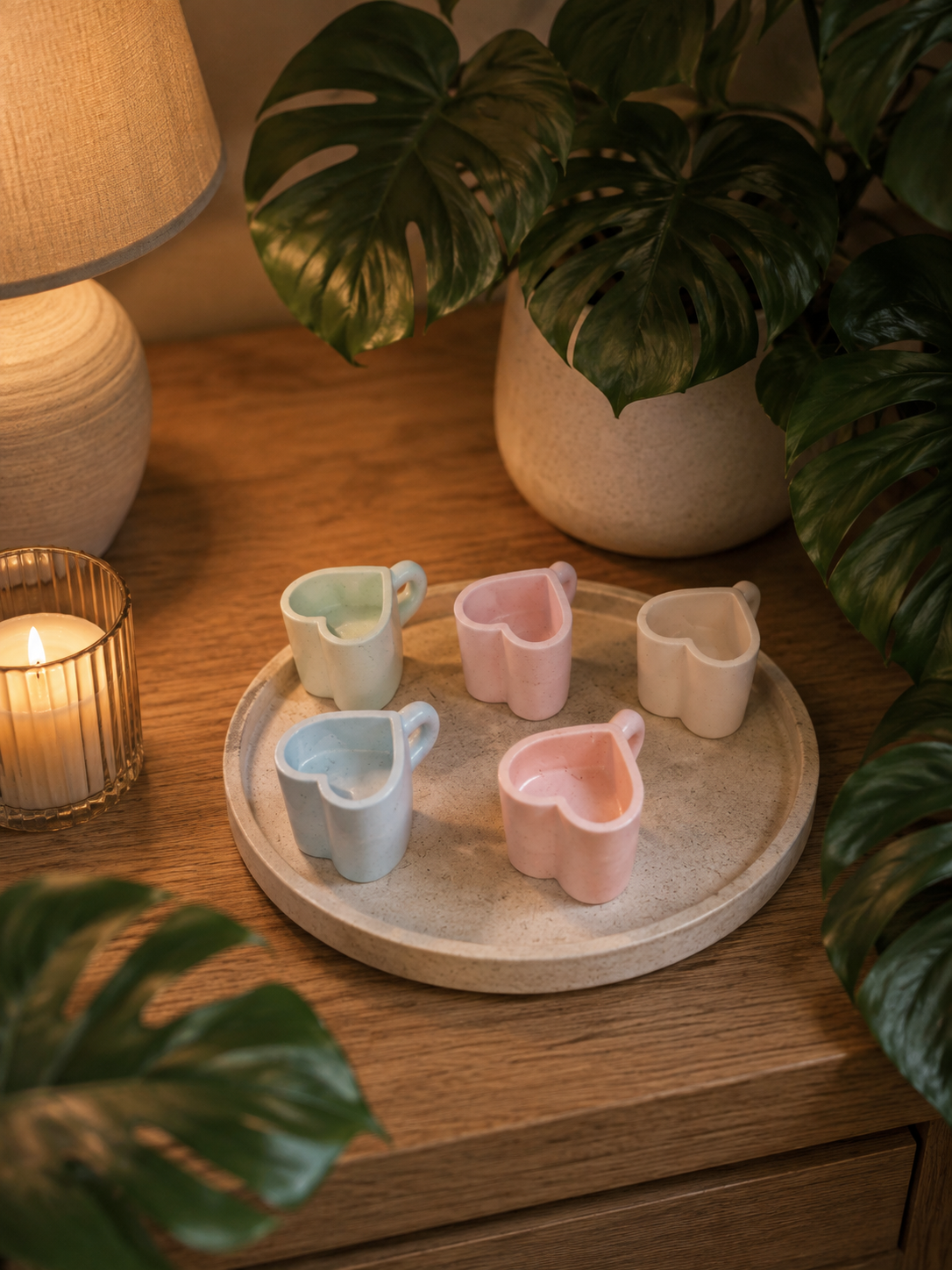 Tasse coeur vide personnalisable